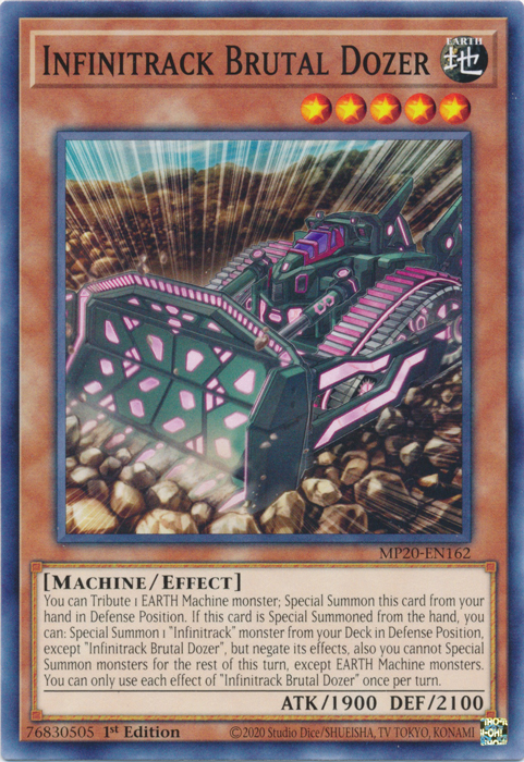 Infinitrack Brutal Dozer [MP20-EN162] Common | Jomio and Rueliete's Cards and Comics