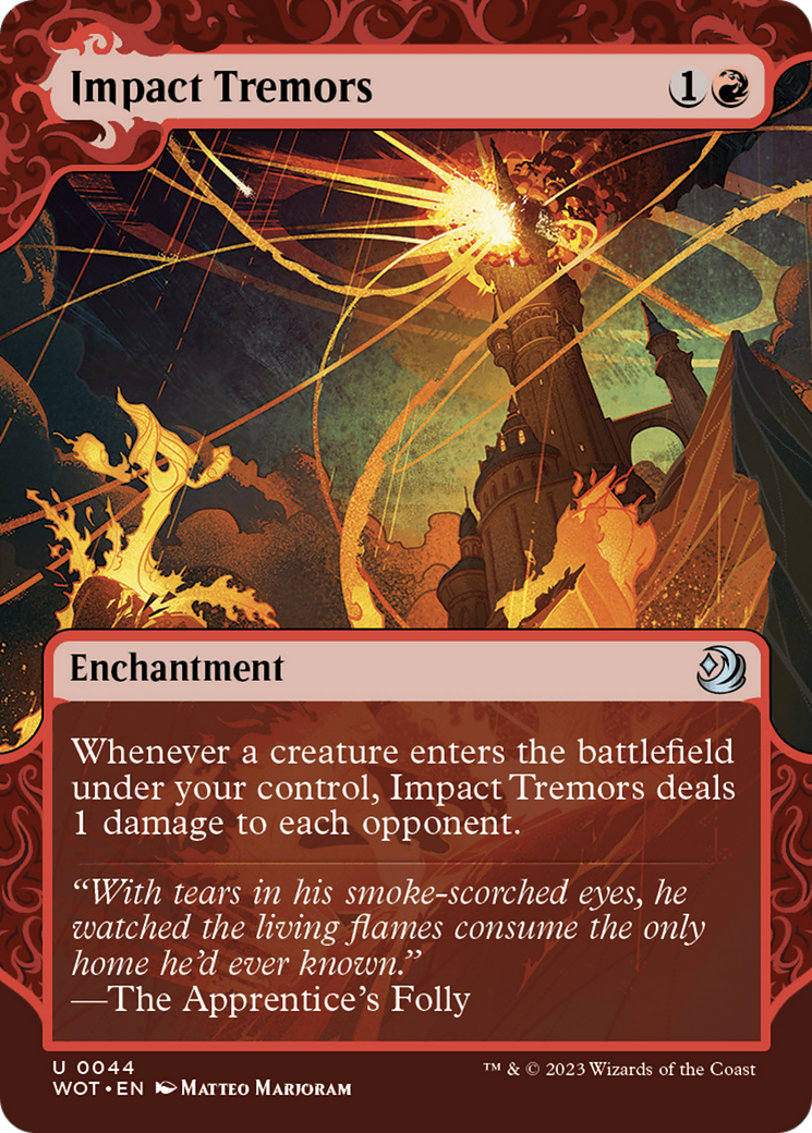 Impact Tremors [Wilds of Eldraine: Enchanting Tales] | Jomio and Rueliete's Cards and Comics