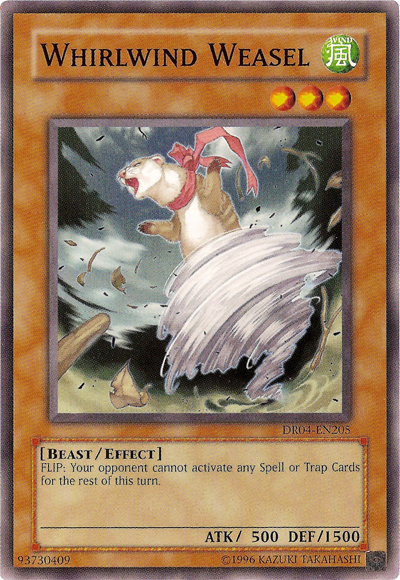 Whirlwind Weasel [DR04-EN205] Common | Jomio and Rueliete's Cards and Comics