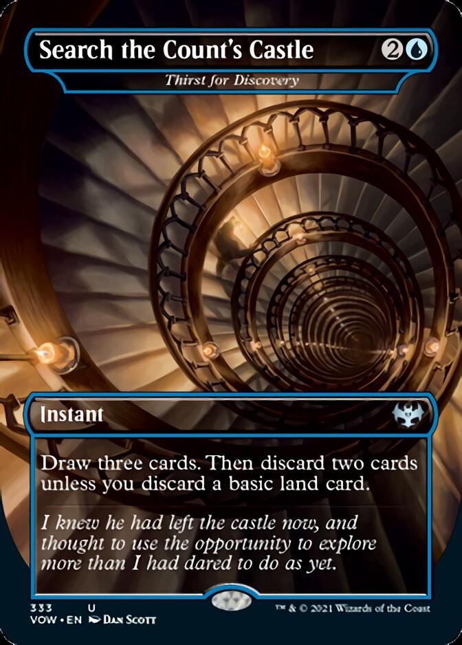 Thirst for Discovery - Search the Count's Castle [Innistrad: Crimson Vow] | Jomio and Rueliete's Cards and Comics
