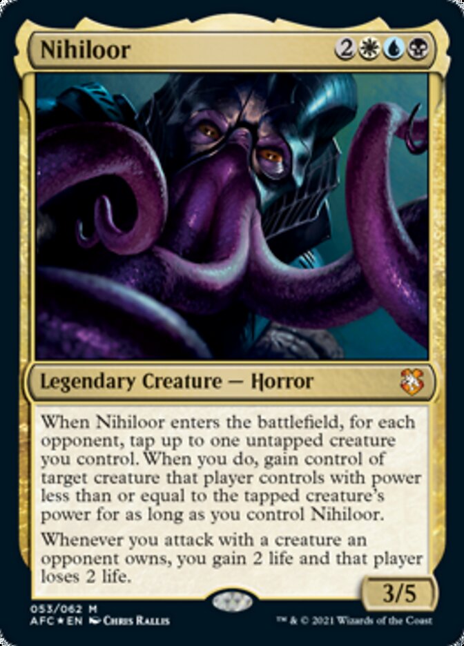 Nihiloor [Dungeons & Dragons: Adventures in the Forgotten Realms Commander] | Jomio and Rueliete's Cards and Comics