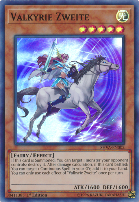 Valkyrie Zweite [SHVA-EN002] Super Rare | Jomio and Rueliete's Cards and Comics