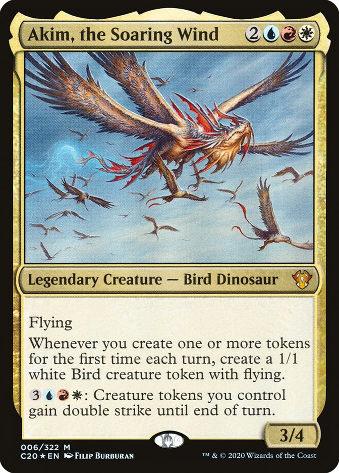 Akim, the Soaring Wind [Commander 2020] | Jomio and Rueliete's Cards and Comics