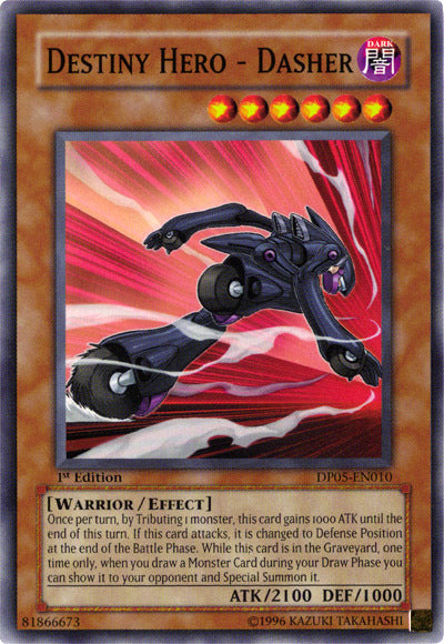 Destiny HERO - Dasher [DP05-EN010] Common | Jomio and Rueliete's Cards and Comics