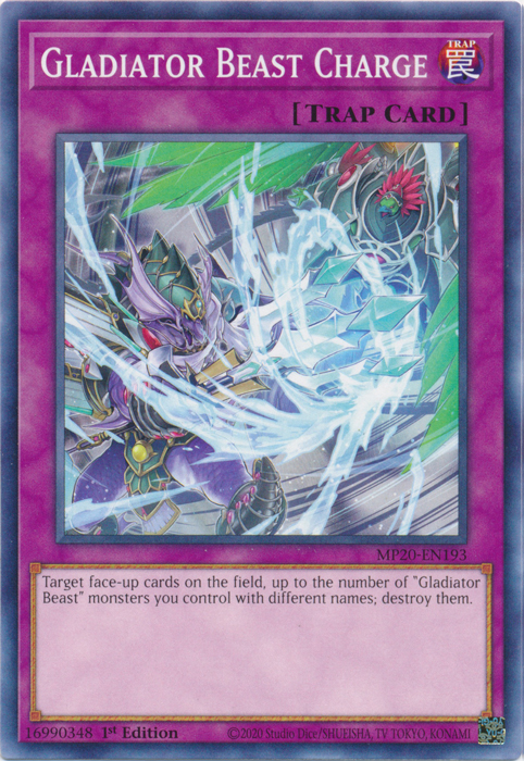 Gladiator Beast Charge [MP20-EN193] Common | Jomio and Rueliete's Cards and Comics
