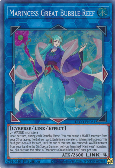 Marincess Great Bubble Reef [ETCO-EN054] Super Rare | Jomio and Rueliete's Cards and Comics
