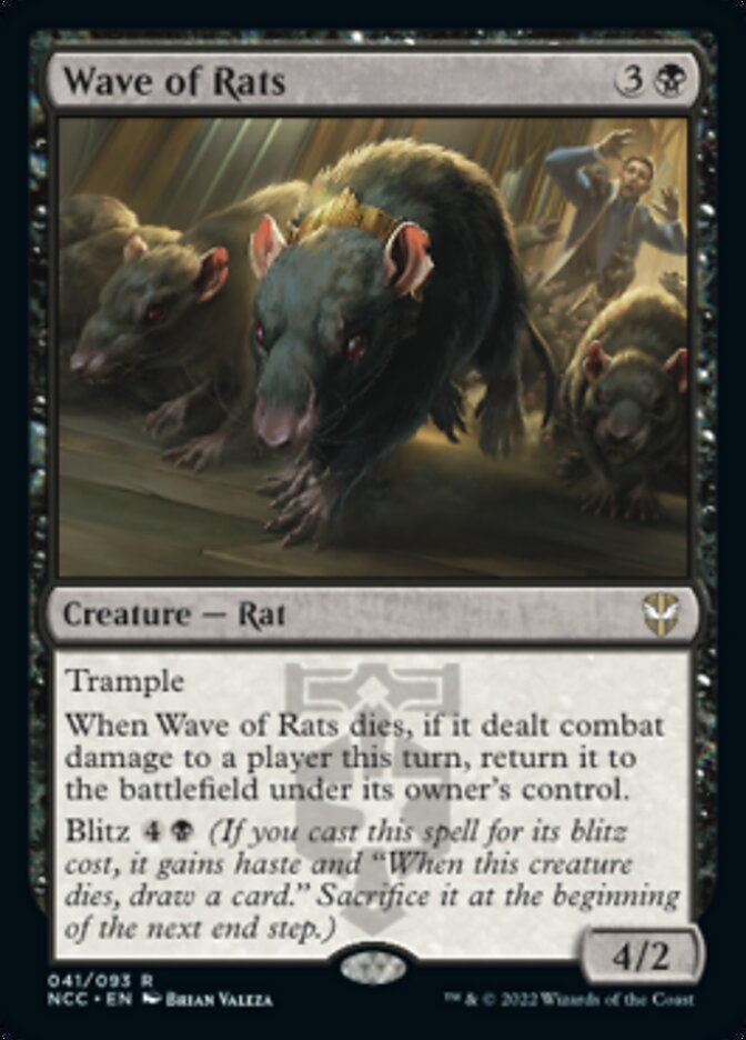 Wave of Rats [Streets of New Capenna Commander] | Jomio and Rueliete's Cards and Comics