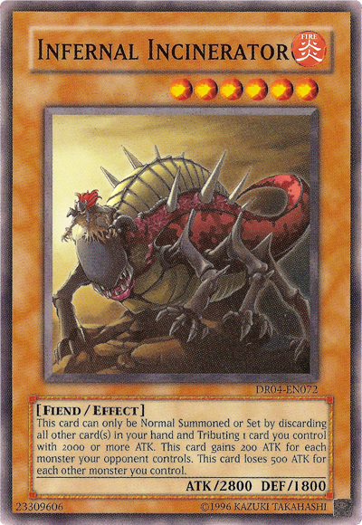 Infernal Incinerator [DR04-EN072] Common | Jomio and Rueliete's Cards and Comics