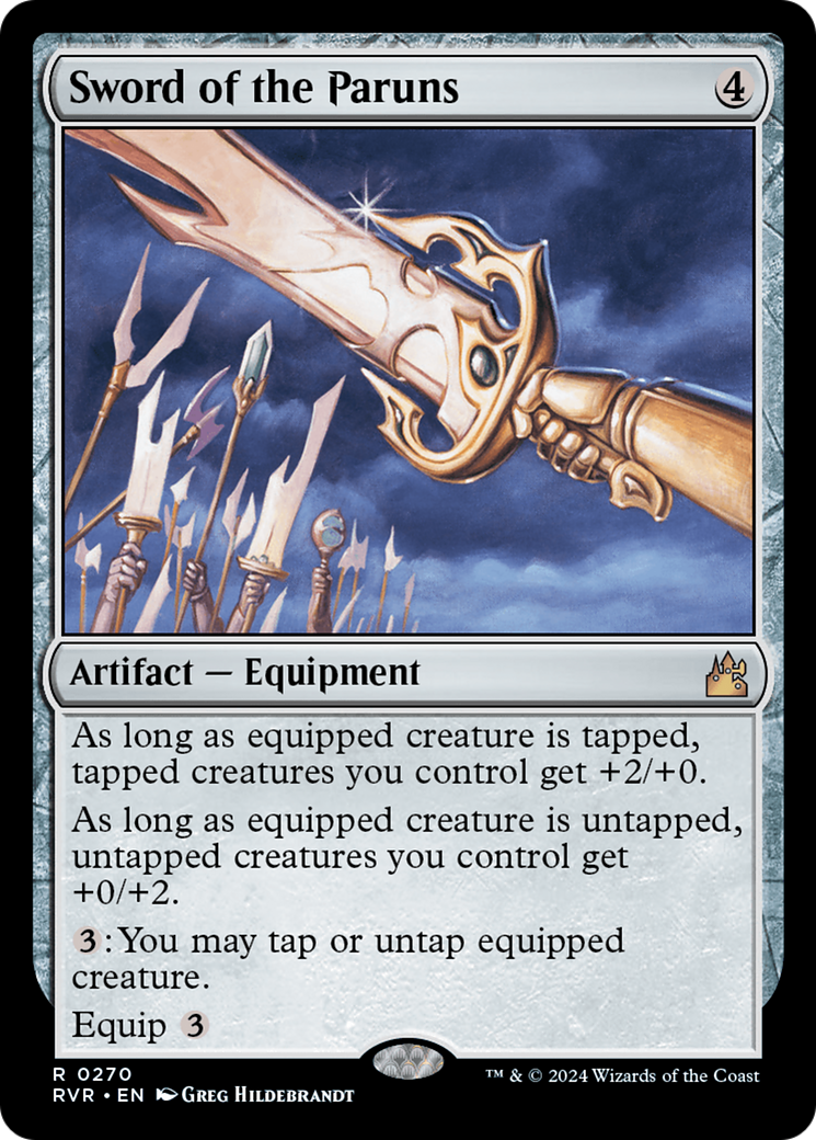 Sword of the Paruns [Ravnica Remastered] | Jomio and Rueliete's Cards and Comics