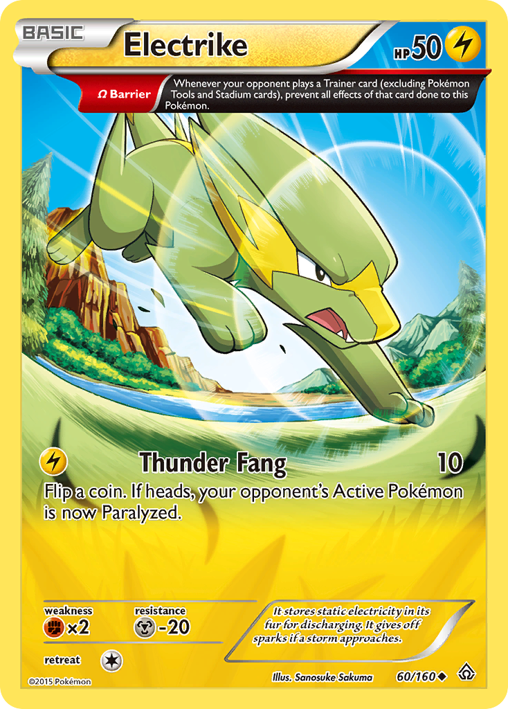 Electrike (60/160) [XY: Primal Clash] | Jomio and Rueliete's Cards and Comics