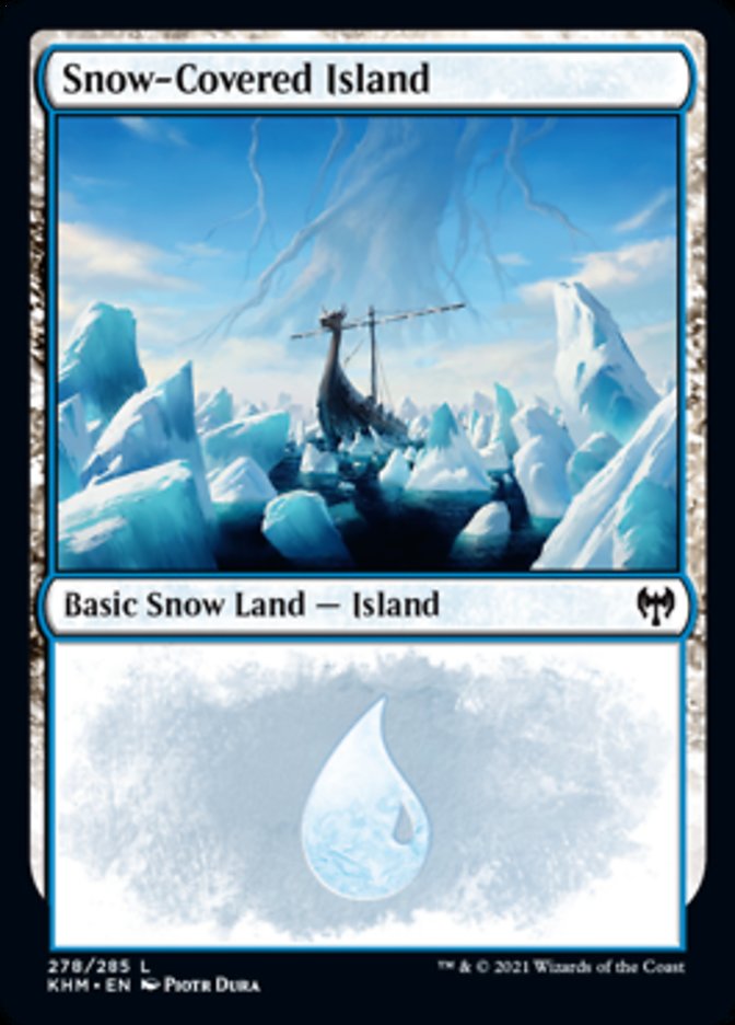 Snow-Covered Island (278) [Kaldheim] | Jomio and Rueliete's Cards and Comics