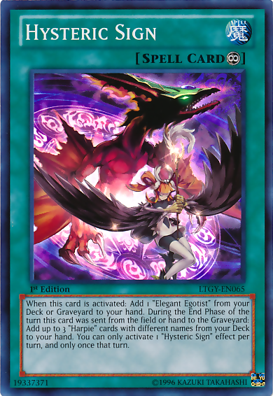 Hysteric Sign [LTGY-EN065] Super Rare | Jomio and Rueliete's Cards and Comics