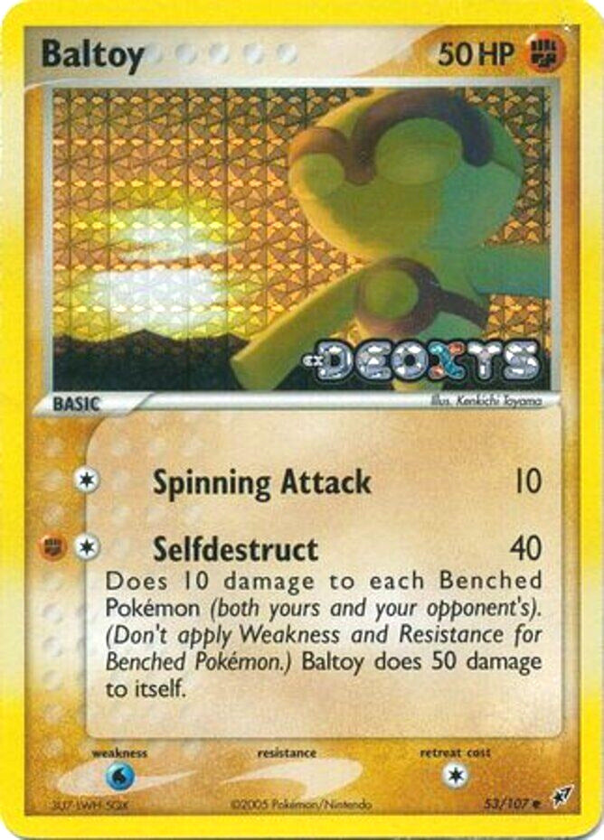 Baltoy (53/107) (Stamped) [EX: Deoxys] | Jomio and Rueliete's Cards and Comics