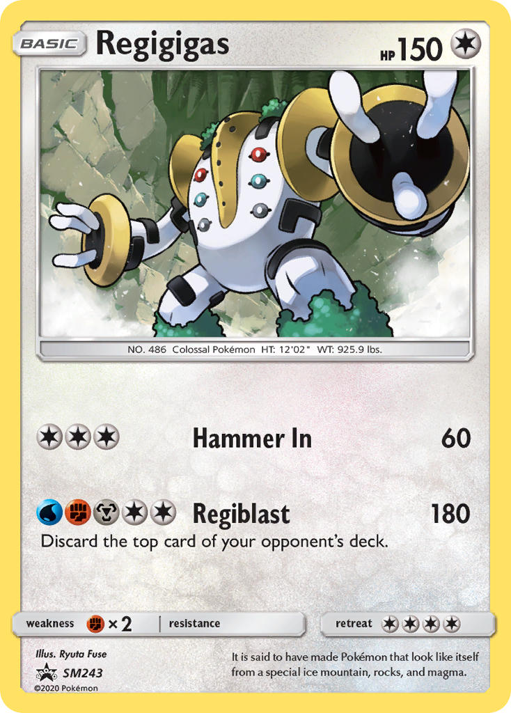 Regigigas (SM243) [Sun & Moon: Black Star Promos] | Jomio and Rueliete's Cards and Comics