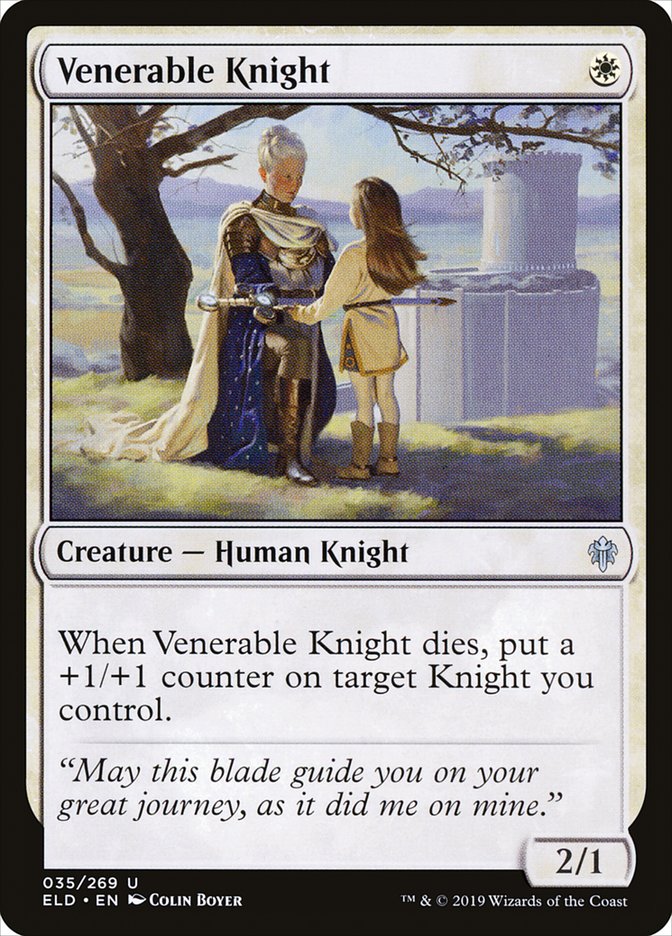 Venerable Knight [Throne of Eldraine] | Jomio and Rueliete's Cards and Comics