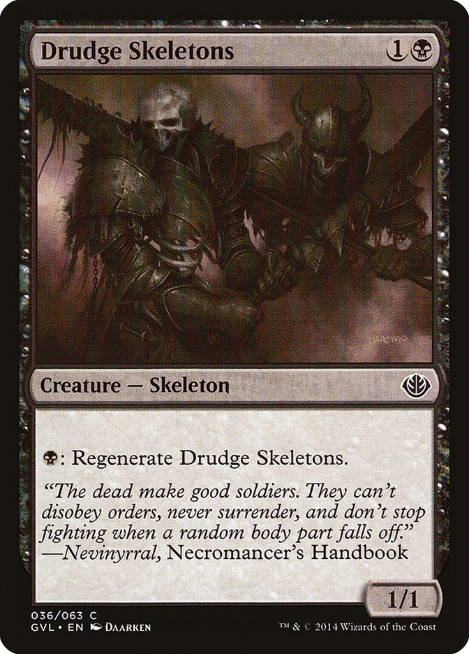 Drudge Skeletons (Garruk vs. Liliana) [Duel Decks Anthology] | Jomio and Rueliete's Cards and Comics