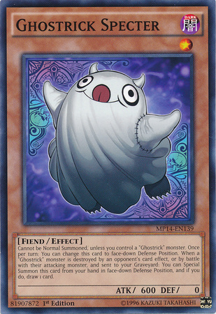 Ghostrick Specter [MP14-EN139] Common | Jomio and Rueliete's Cards and Comics
