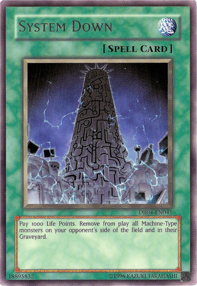 System Down [DR04-EN041] Rare | Jomio and Rueliete's Cards and Comics