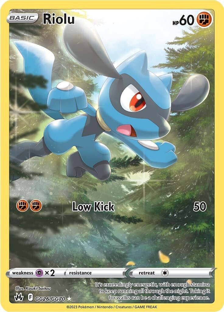 Riolu (GG26/GG70) [Sword & Shield: Crown Zenith] | Jomio and Rueliete's Cards and Comics