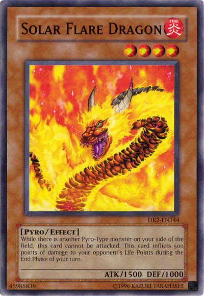 Solar Flare Dragon [DR2-EN144] Common | Jomio and Rueliete's Cards and Comics