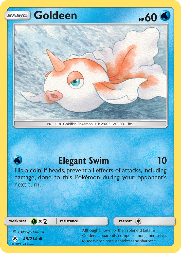 Goldeen (48/214) [Sun & Moon: Unbroken Bonds] | Jomio and Rueliete's Cards and Comics