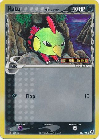 Natu (55/101) (Delta Species) (Stamped) [EX: Dragon Frontiers] | Jomio and Rueliete's Cards and Comics