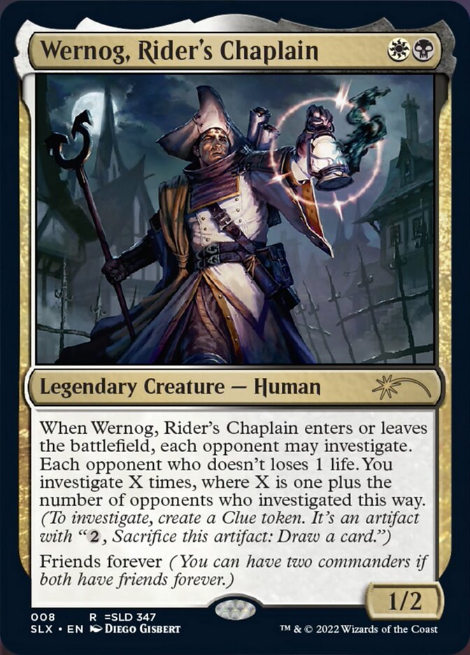 Wernog, Rider's Chaplain [Secret Lair: Universes Within] | Jomio and Rueliete's Cards and Comics