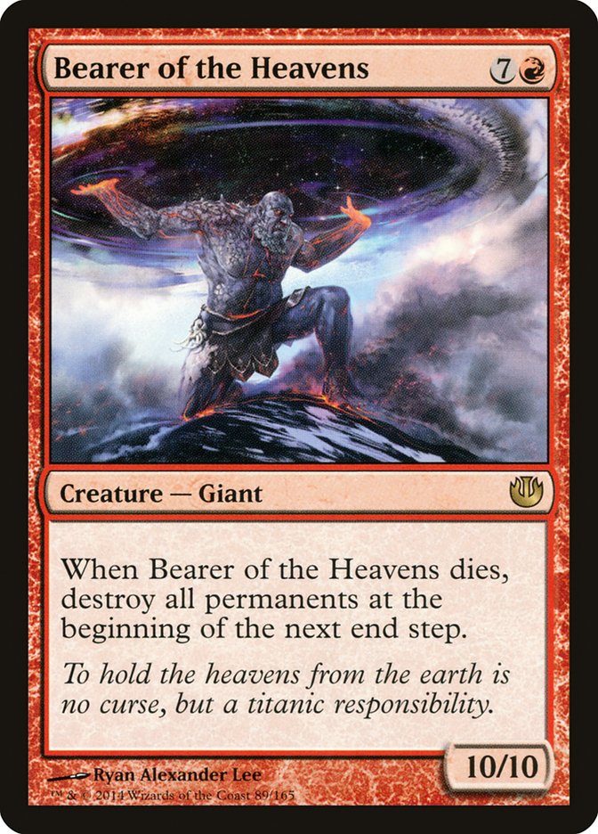 Bearer of the Heavens [Journey into Nyx] | Jomio and Rueliete's Cards and Comics