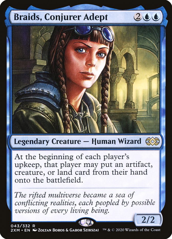 Braids, Conjurer Adept [Double Masters] | Jomio and Rueliete's Cards and Comics