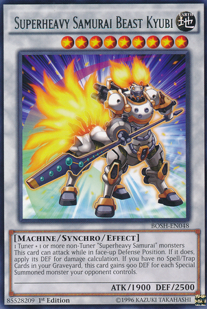 Superheavy Samurai Beast Kyubi [BOSH-EN048] Rare | Jomio and Rueliete's Cards and Comics