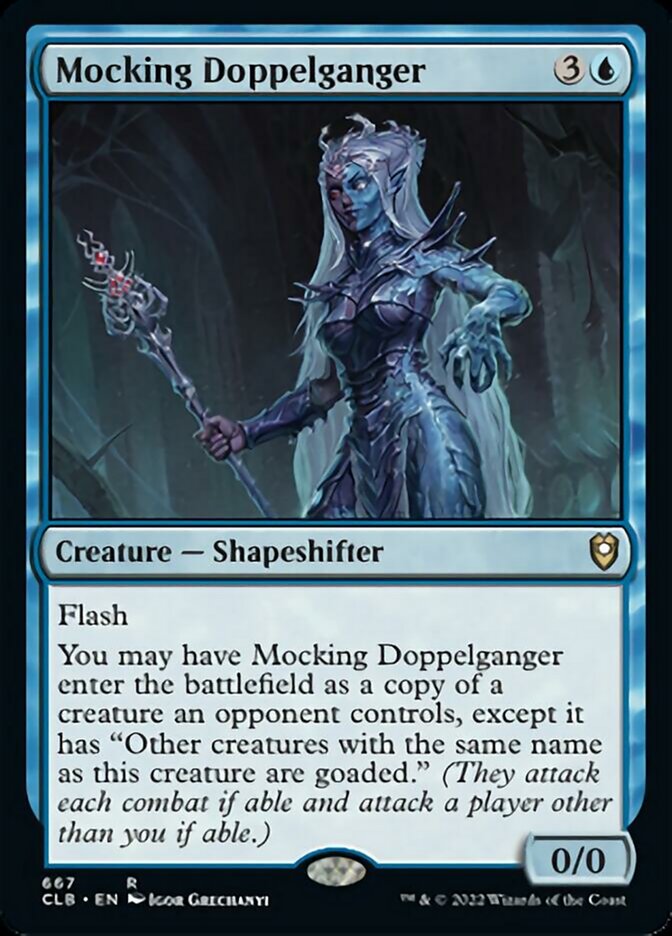 Mocking Doppelganger [Commander Legends: Battle for Baldur's Gate] | Jomio and Rueliete's Cards and Comics