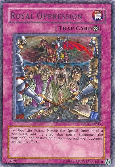 Royal Oppression [DB2-EN200] Rare | Jomio and Rueliete's Cards and Comics