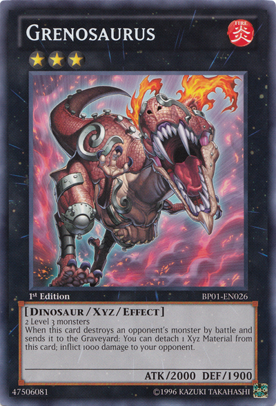 Grenosaurus [BP01-EN026] Rare | Jomio and Rueliete's Cards and Comics