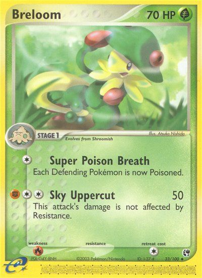 Breloom (33/100) [EX: Sandstorm] | Jomio and Rueliete's Cards and Comics
