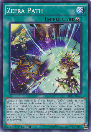 Zefra Path [CROS-EN059] Common | Jomio and Rueliete's Cards and Comics