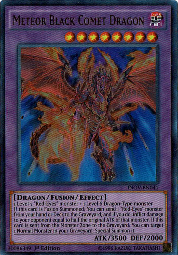 Meteor Black Comet Dragon [INOV-EN041] Ultra Rare | Jomio and Rueliete's Cards and Comics