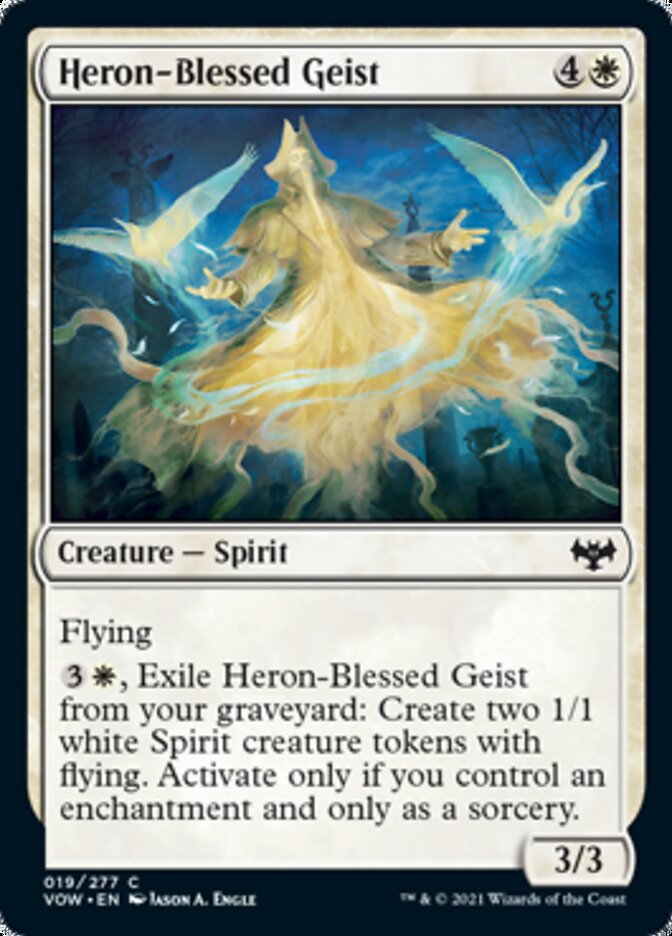 Heron-Blessed Geist [Innistrad: Crimson Vow] | Jomio and Rueliete's Cards and Comics