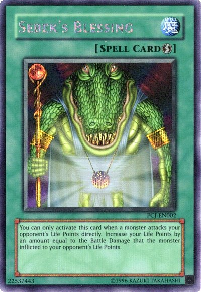 Sebek's Blessing [PCJ-EN002] Prismatic Secret Rare | Jomio and Rueliete's Cards and Comics