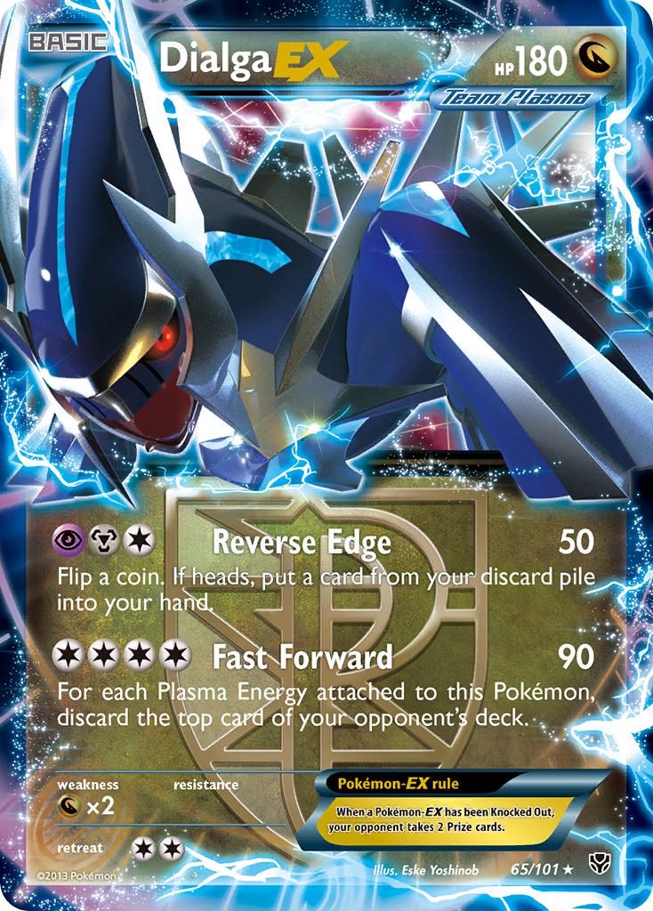 Dialga EX (65/101) [Black & White: Plasma Blast] | Jomio and Rueliete's Cards and Comics