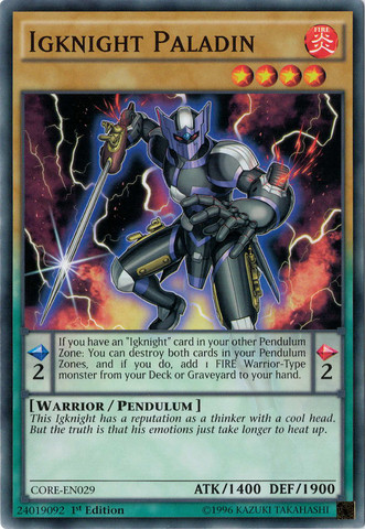 Igknight Paladin [CORE-EN029] Common | Jomio and Rueliete's Cards and Comics
