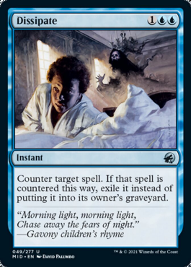 Dissipate [Innistrad: Midnight Hunt] | Jomio and Rueliete's Cards and Comics