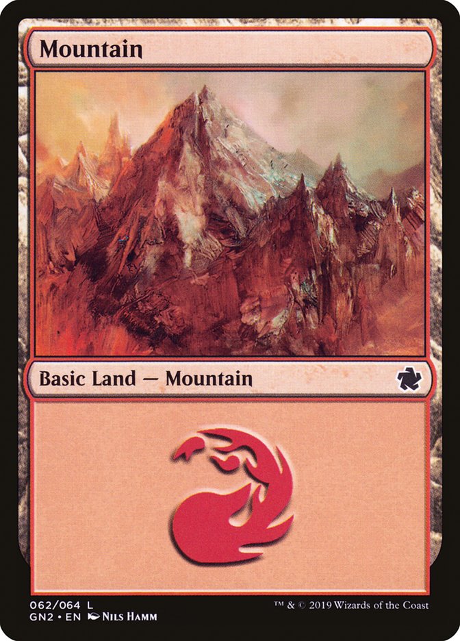 Mountain (62) [Game Night 2019] | Jomio and Rueliete's Cards and Comics