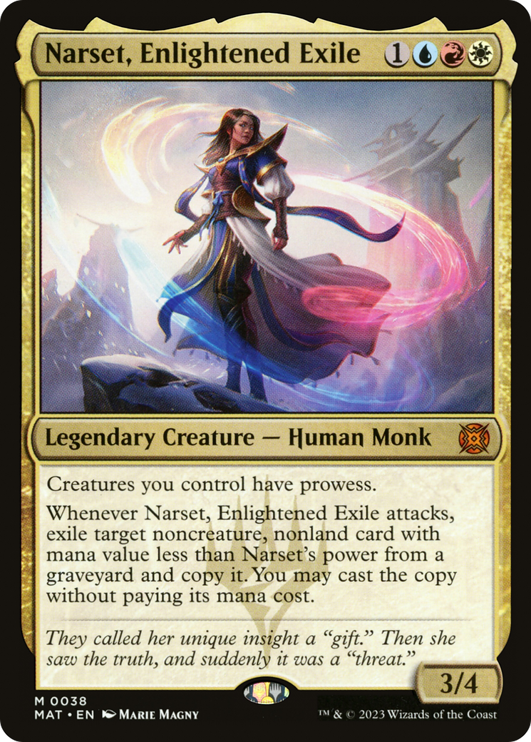 Narset, Enlightened Exile [March of the Machine: The Aftermath] | Jomio and Rueliete's Cards and Comics