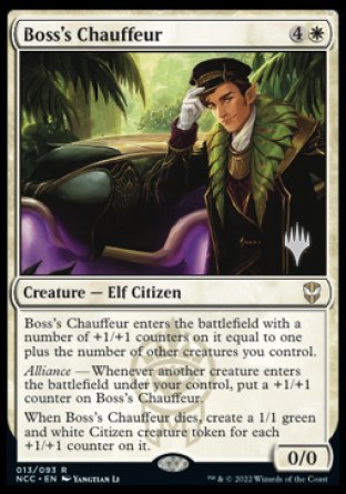 Boss's Chauffeur (Promo Pack) [Streets of New Capenna Commander Promos] | Jomio and Rueliete's Cards and Comics