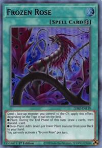 Frozen Rose (Blue) [LDS2-EN119] Ultra Rare | Jomio and Rueliete's Cards and Comics