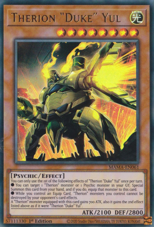 Therion "Duke" Yul [MAMA-EN061] Ultra Rare | Jomio and Rueliete's Cards and Comics