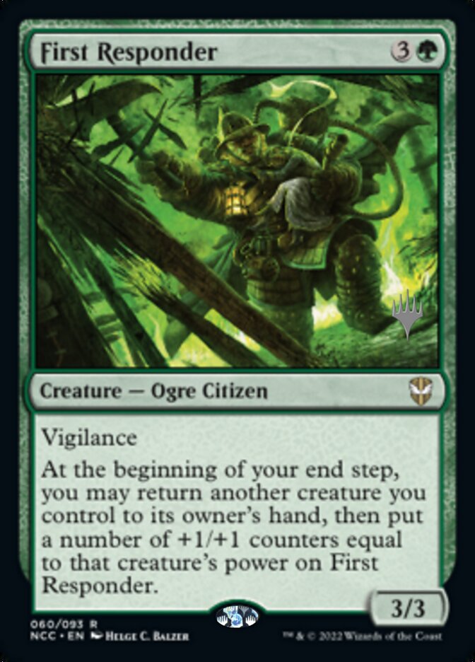 First Responder (Promo Pack) [Streets of New Capenna Commander Promos] | Jomio and Rueliete's Cards and Comics