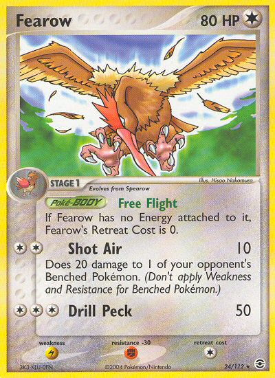 Fearow (24/112) [EX: FireRed & LeafGreen] | Jomio and Rueliete's Cards and Comics