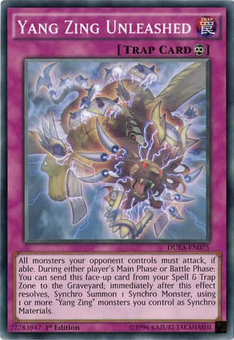 Yang Zing Unleashed [DUEA-EN075] Common | Jomio and Rueliete's Cards and Comics