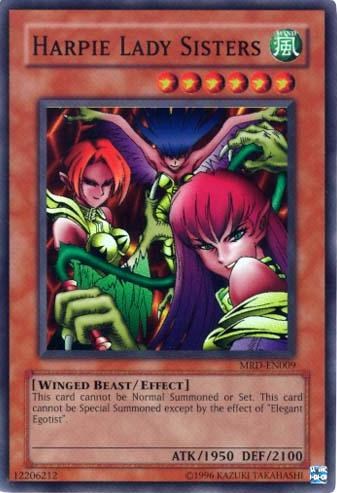 Harpie Lady Sisters [MRD-EN009] Super Rare | Jomio and Rueliete's Cards and Comics